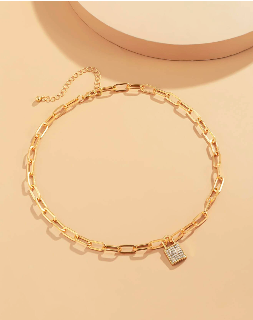 Lock Charm Necklace