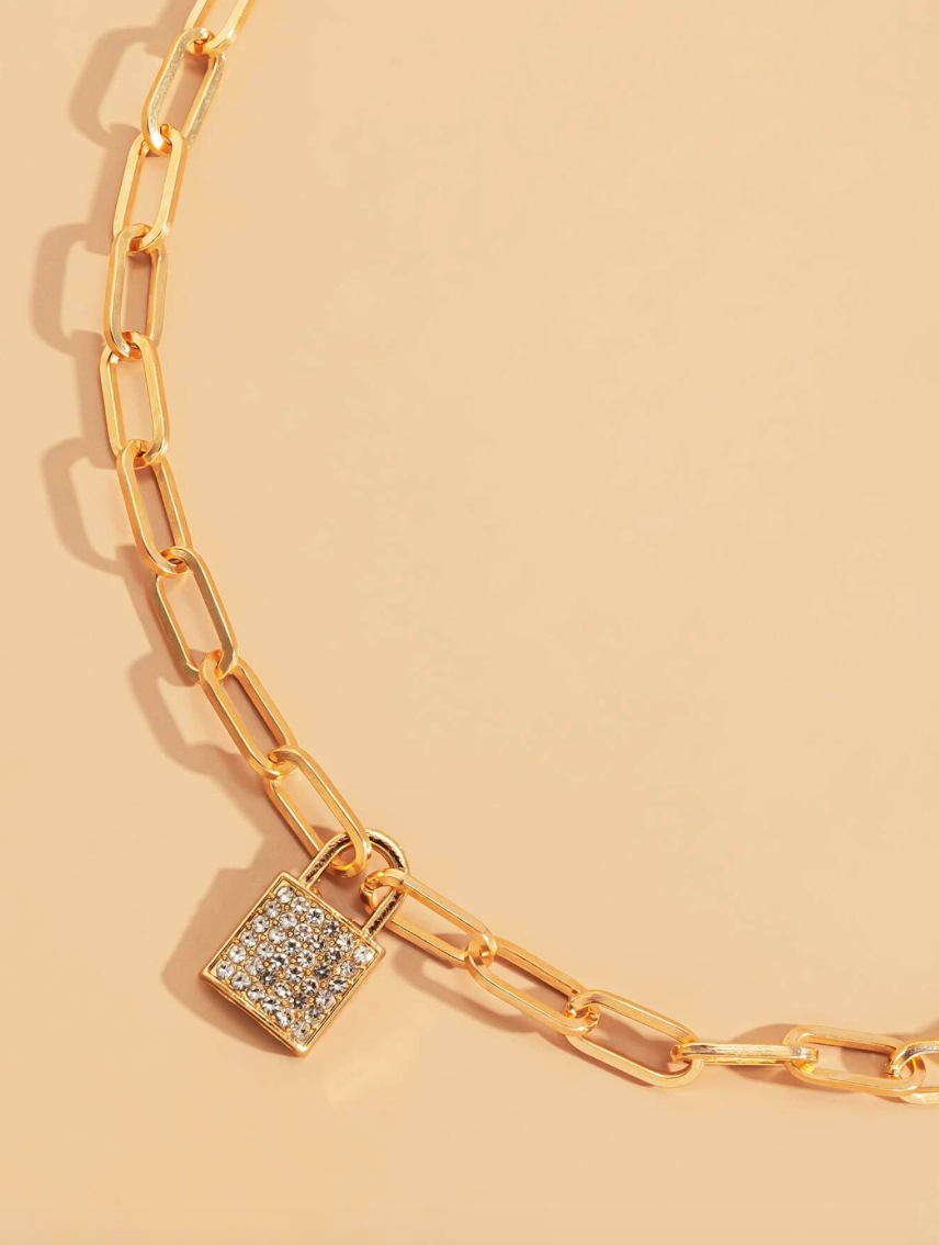 Lock Charm Necklace