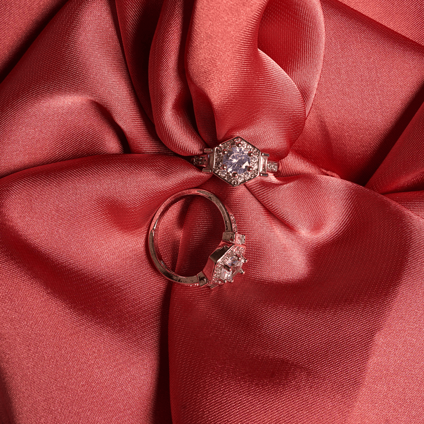 206 Silver Zircon Ring